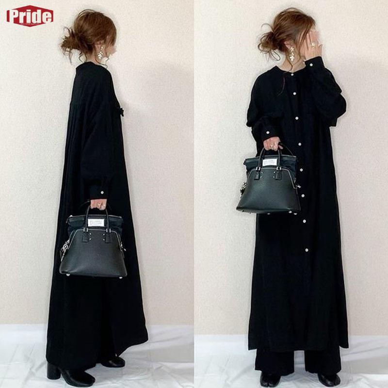 速達!ワンピース 長袖ワンピース レディース 綿 マキシ 無地 春秋 ロングワンピース 体型カバー 春秋 上品 通勤 OL 30代 着痩せ 韓国風 おしゃれ きれいめ マキシ