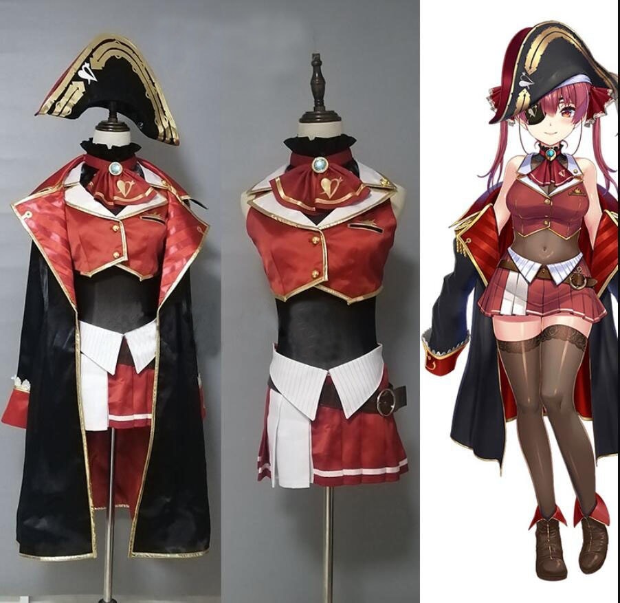 ハロウィン コスチューム 仮装 変装 コスプレ衣装 宝鐘マリン バーチャルライバー VTuber スーツ ハロウィン 2025年新作入荷コスプレ