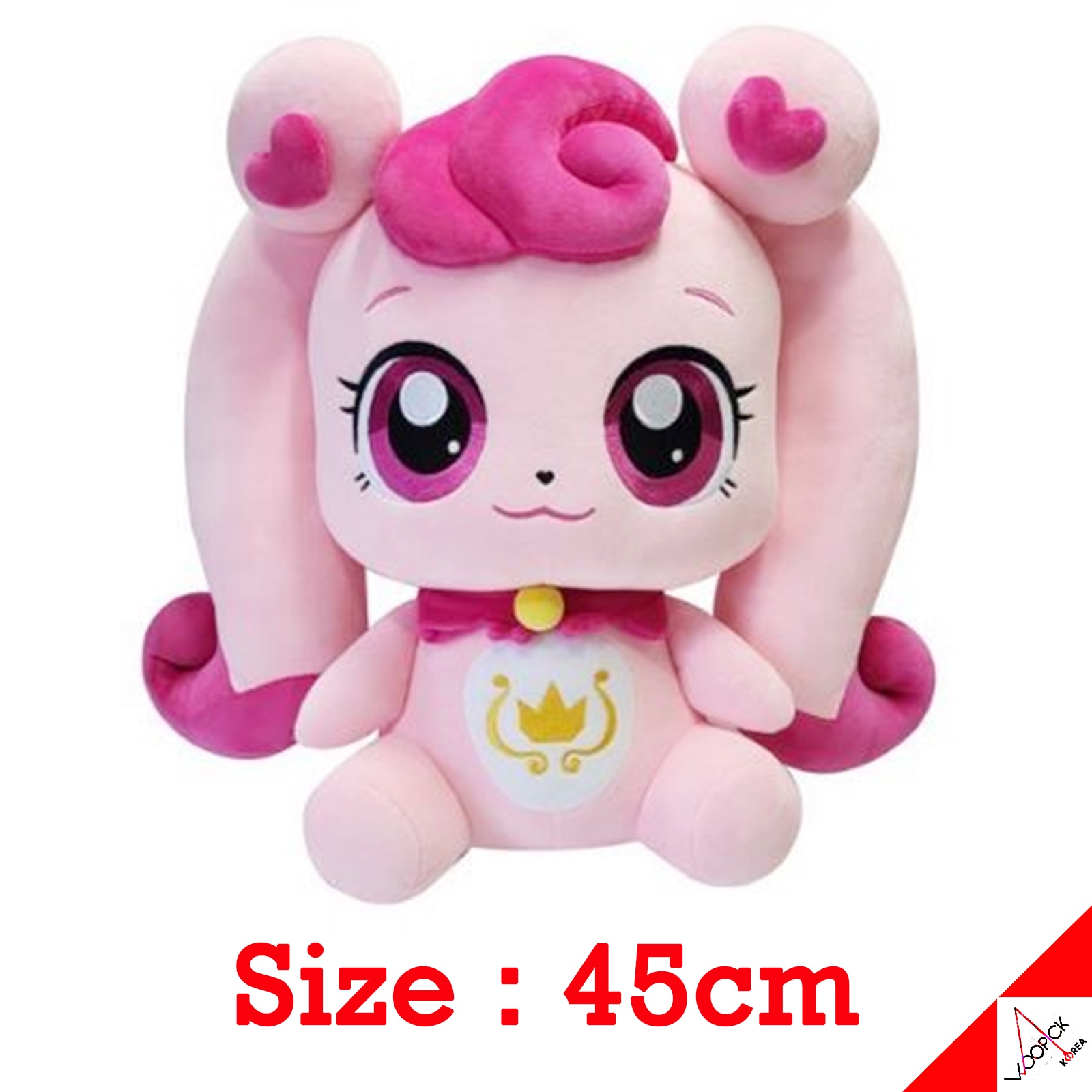 キャッチ！ティーニーピン/シーズン2/ハチュッピング/公式/人形/大型サイズ/45cm