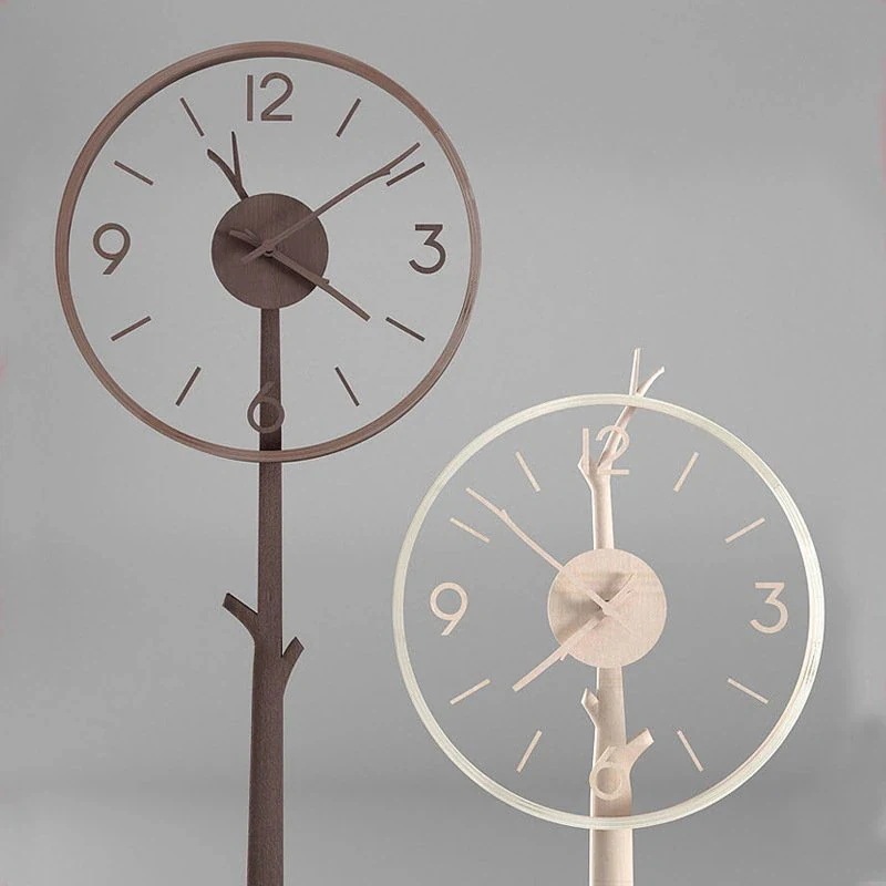 モダン 時計 静音 天然木 壁掛け時計 おしゃれ 北欧 木製 ナチュラル 掛け時計 壁掛け シンプル