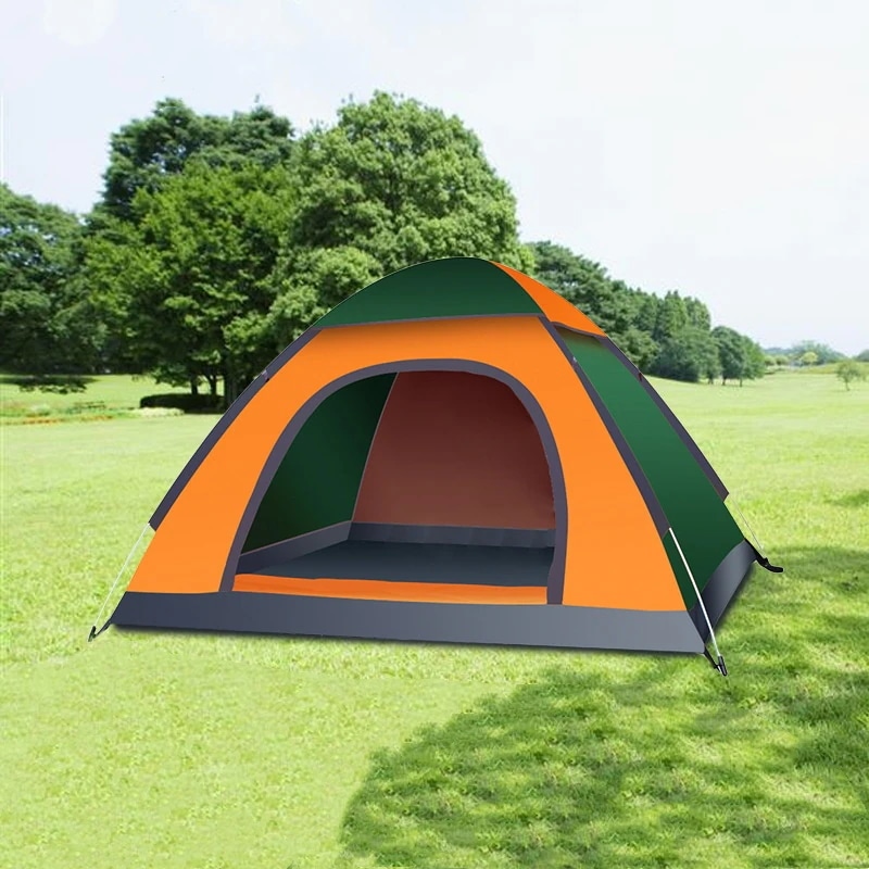 【送料無料】テントアウトドア用品 全自動 速開ポータブル 折りたたみテント 2-4人 キッズルーム 日除けテント