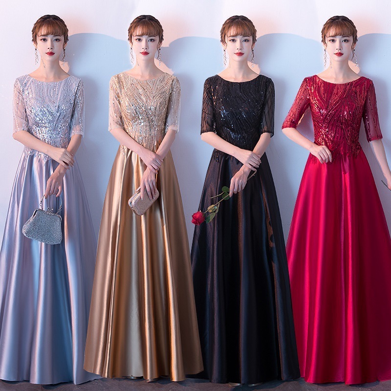 カンタータ女性用パフォーマンス服 2024 新しい秋と夏プラスサイズホスト指揮者スリムロングバンケットイブニングドレススカート