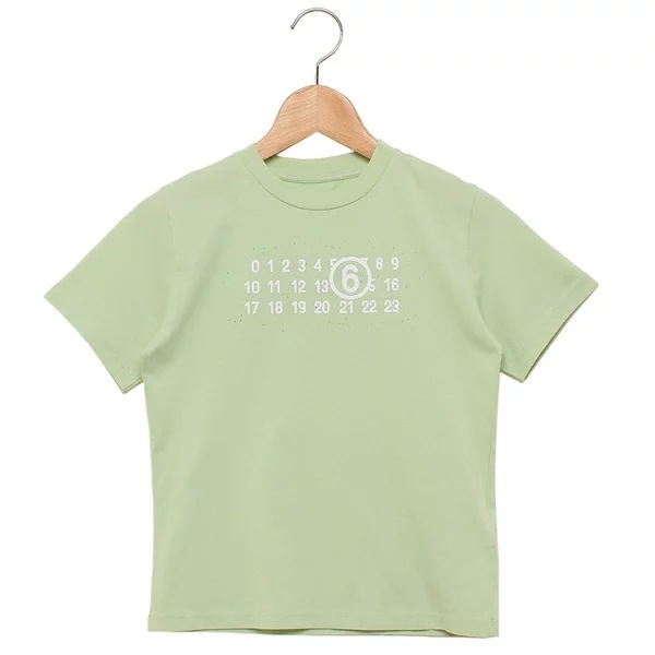 メゾンマルジェラ Tシャツ カットソー グリーン キッズ MM6 Maison Margiela M60552 MM010 M6511