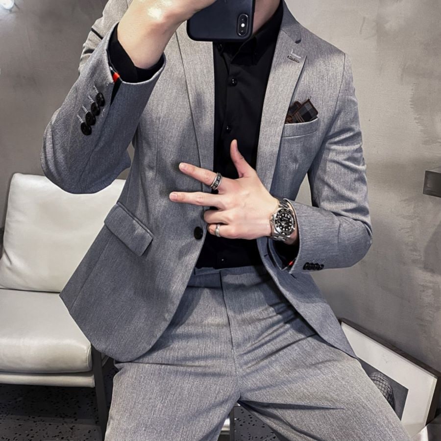 最新モデル登場！【高品質の製品】スーツ メンズ ジャケット セットアップ ビジネス カジュアル 9946