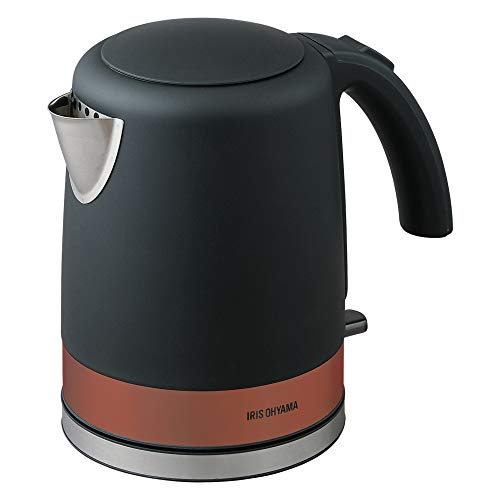 アイリスオーヤマ 電気ケトル 大容量 1000ml お手入れカンタン フィルター掃除可能 ニオイ移りしない 空焚き防止機能付き BLIKE-D1