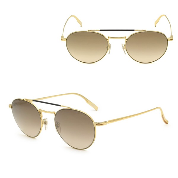 ゼニア サングラス ZEGNA EZ0140/S 30G 52 Ermenegildo Zegna ノーズパッド UVカット メンズ ゴールド ブラウングラデーション 13,172円