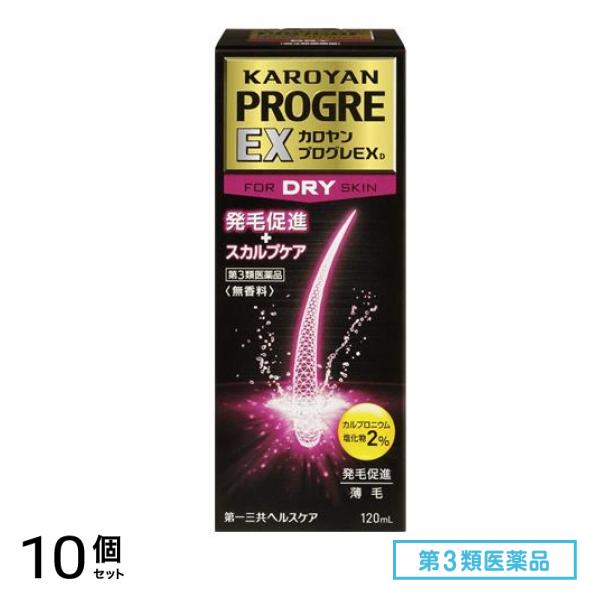 第３類医薬品 カロヤン プログレ EX D 120mL 10個セット