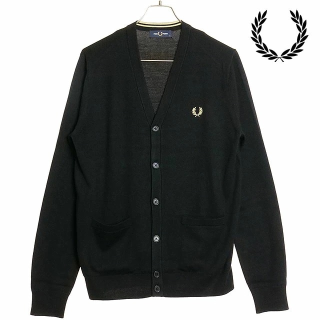 クラシックカーディガン [K9551-198] CLASSIC CARDIGAN メンズ トップス ニット Vネック BLACK