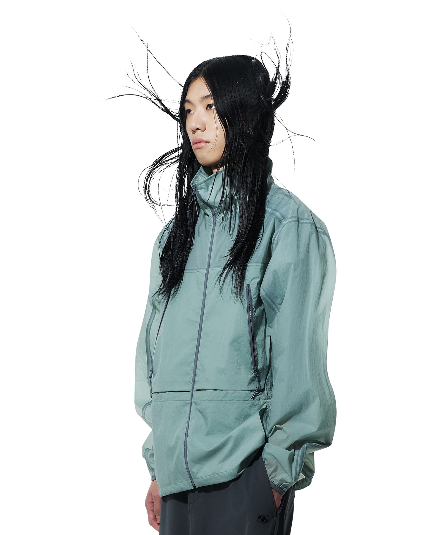 【SANSANGEAR】 24SS LIGHT SEAM SEALING JACKET : MINT