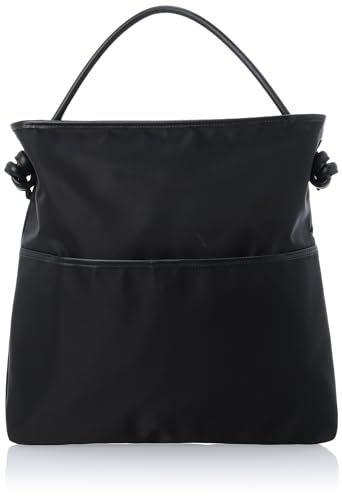 [ペルケ] 1本手結びナイロントートバッグ 08-00-09700 レディース BK
