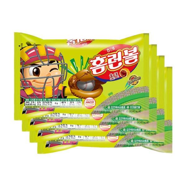 ヘテ ヘテ ホームランボール チョコ41g（4本 棒）x 6本 4,921円