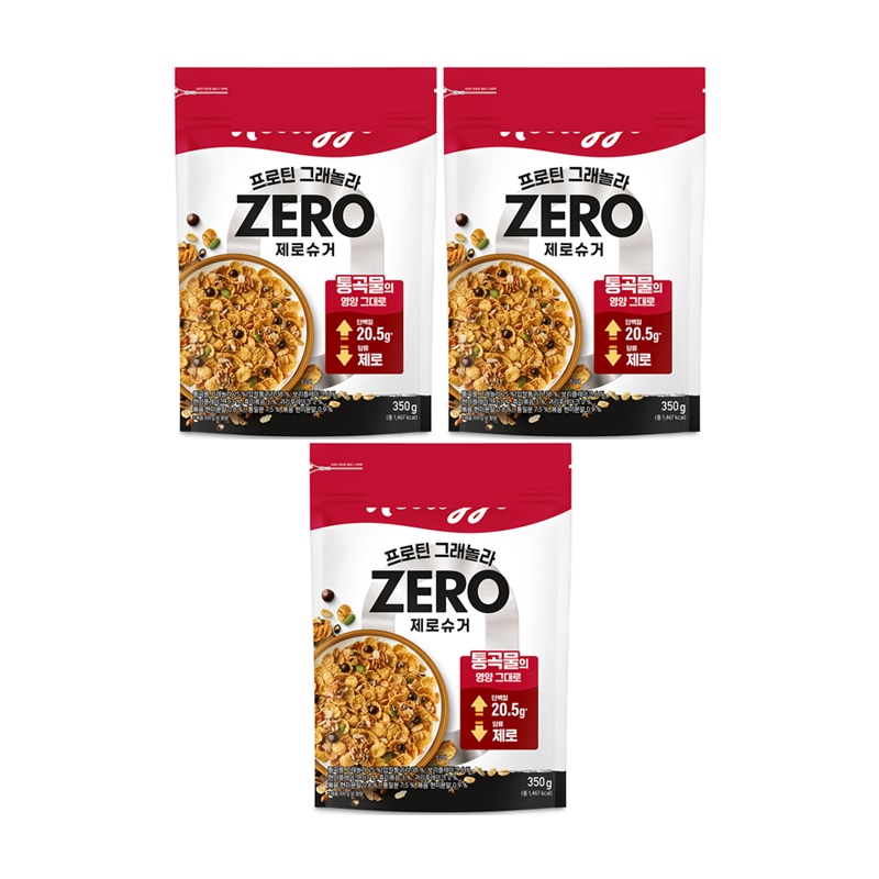 プロテイン グラノーラ 糖類ゼロ 350g X 3個 ギフト 現代人 時短料理 デイリー 手軽