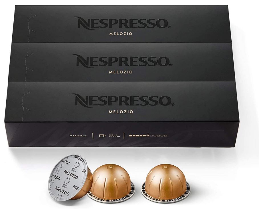 ネスプレッソNespresso Capsules VertuoLine, Melozio 30 Count