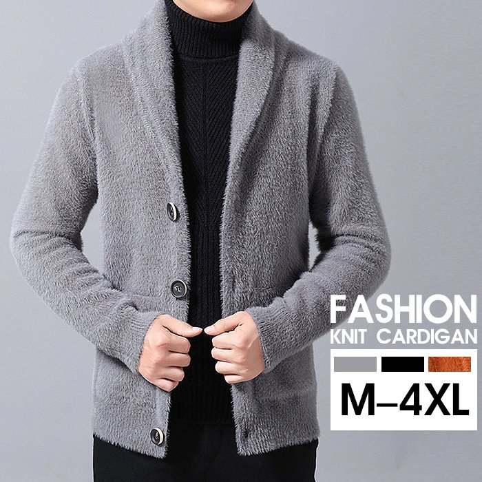 新着商品 トップス 無地 カーディガン メンズ セ ファッション 秋冬 厚手 防寒 モヘア ショート ポケット ダウンジャケット Color 黒 Sindsepers Org Br