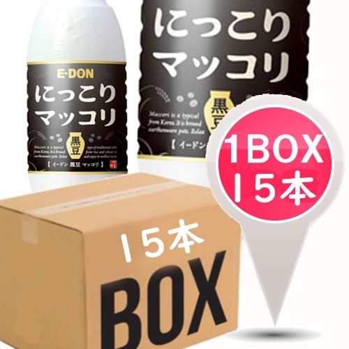 送料無料 二東 イドン 黒豆マッコリ－１L（PET)1BOX*15本/E-don/韓国食品/お酒/キムチ/チヂミ/にっこり/韓国お酒/キムチ/韓国マッコリ/二東/韓国食材/マッコリ/安い
