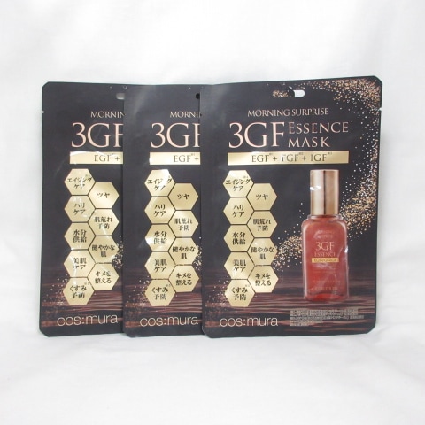 新品3個セット コスムラ モーニングサプライズ 3GF エッセンス マスク L&Kエッセンスマスク3GF 28g ( 0217-y1 )