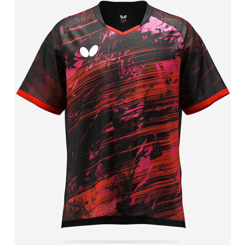 バタフライ　卓球用品 Butterfly ユニセックス ペルセード・シャツ レッド SS　46550 5,225円