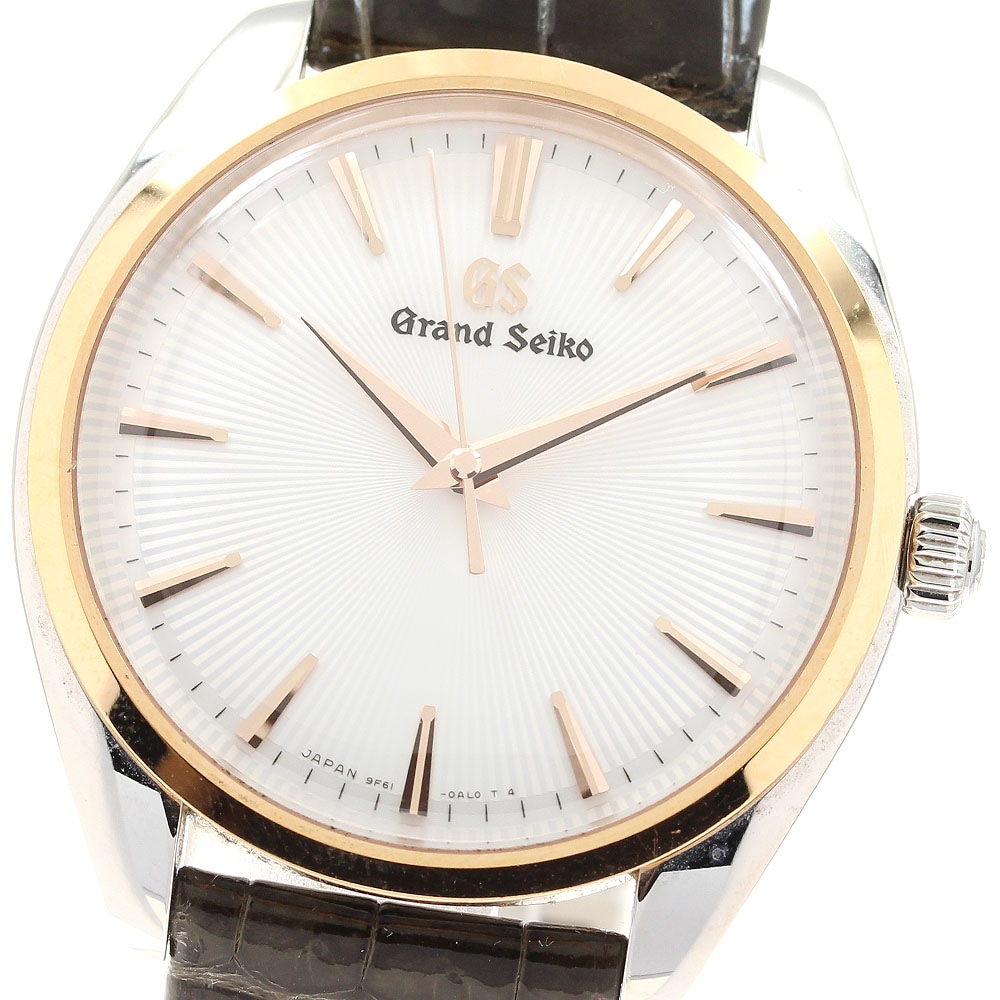 セイコー SEIKO SBGX344/9F61-0AH0 グランドセイコー エレガンスコレクション K18PGベゼル クォーツ メンズ 良品 箱付き_914421【中古】