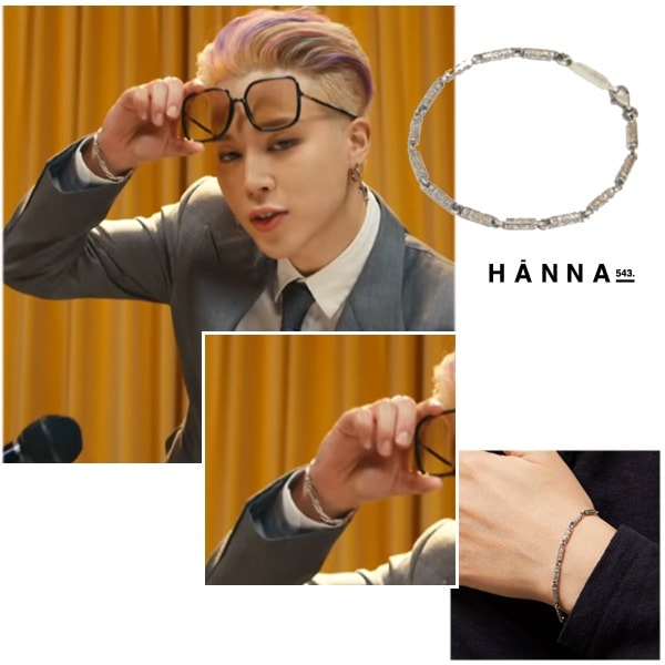 bts jimin着用 jin着用 silver bracelets (B588)