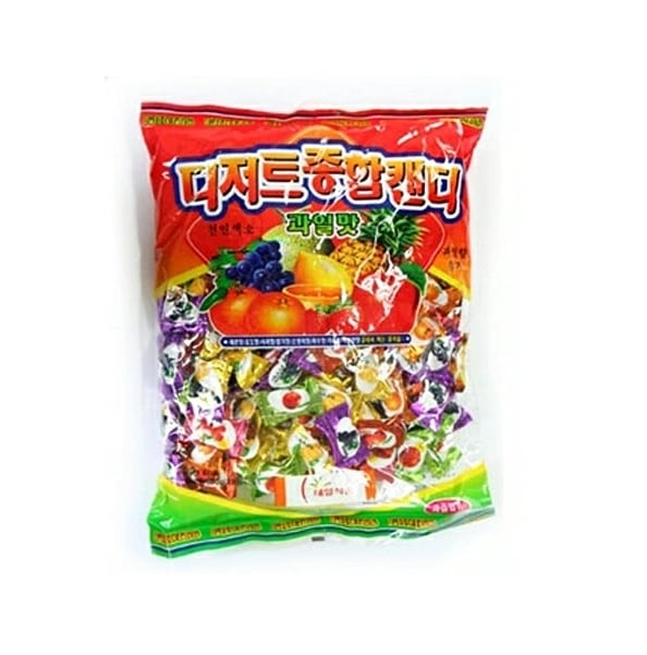 業務用 フルーツ味の飴 750g × 6袋 ／韓国 お菓子 おやつ キャンディ