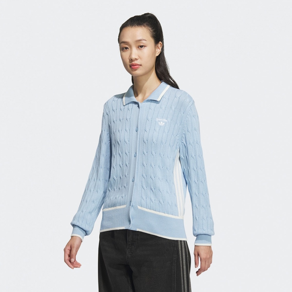 アディダスレトロスポーツスポーティークラブカーディガン JM8018-CLESKY