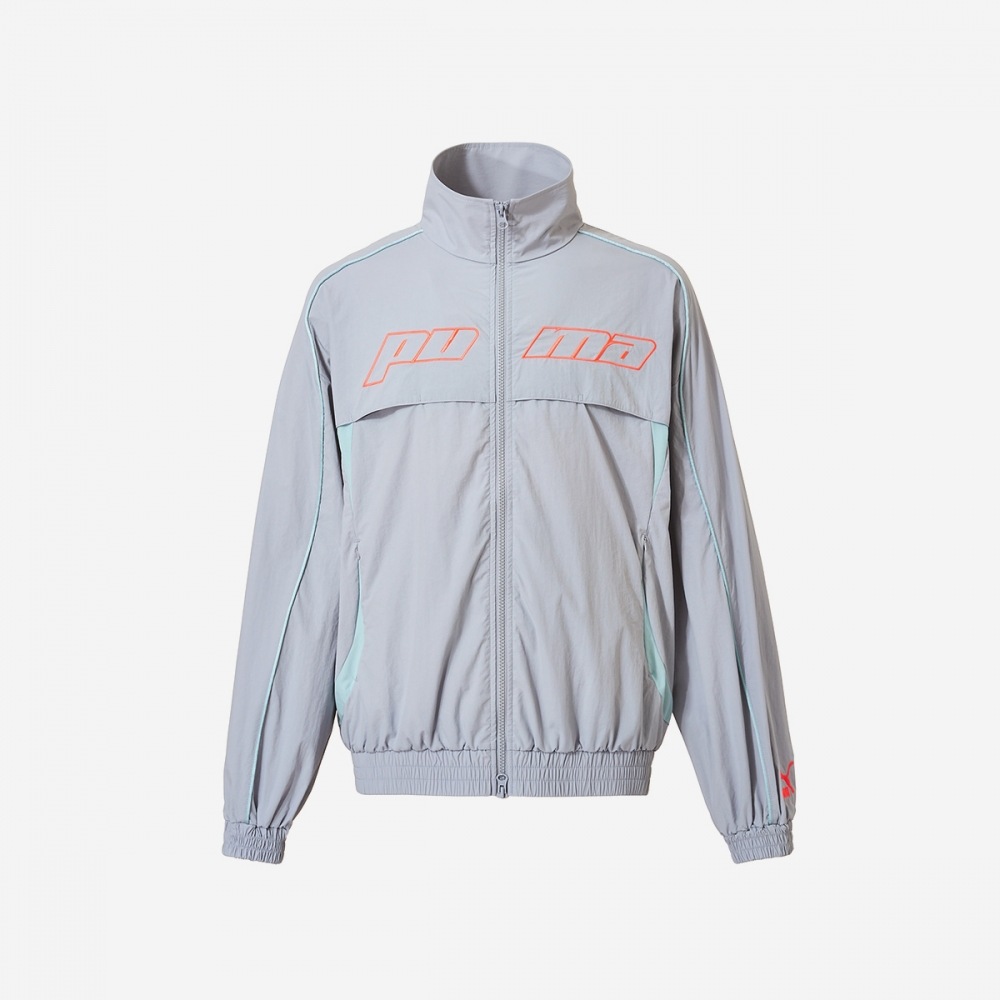 Puma CRLT K ウーブントラックトップ PKI62808663-グレーフォグ