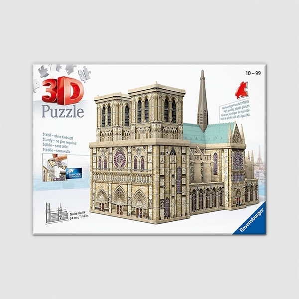 R125234 3Dパズルノートルダム大聖堂349ピースパズル