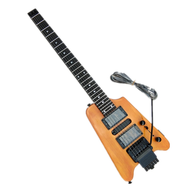 はっきりした無頭エレキギター白蝋木琴体バラ木指板受動式ピックアップ BJ643