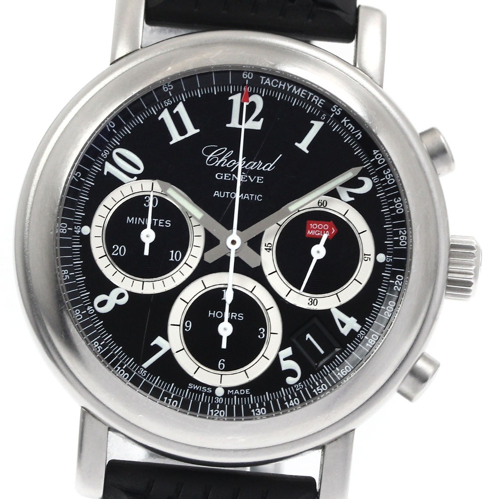 ベルト訳あり ショパール Chopard 8388 ミッレミリア ジャッキー・イクス クロノグラフ 自動巻き メンズ _883472【中古】