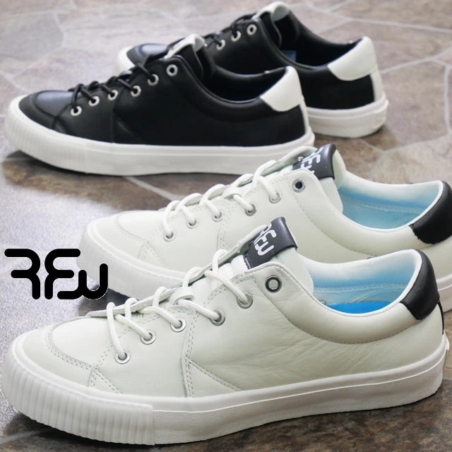 RFW スニーカー メンズ サンドウィッチ ロー COZY LT ローカット レザースニーカー 履きやすい 紐靴 本革 ホワイト ブラック R-2510432 アールエフダブリュー