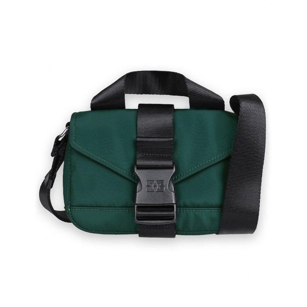 Garni 女性用リサイクルテックミニサッチェルトートバッグ (グリーン) A6175 809