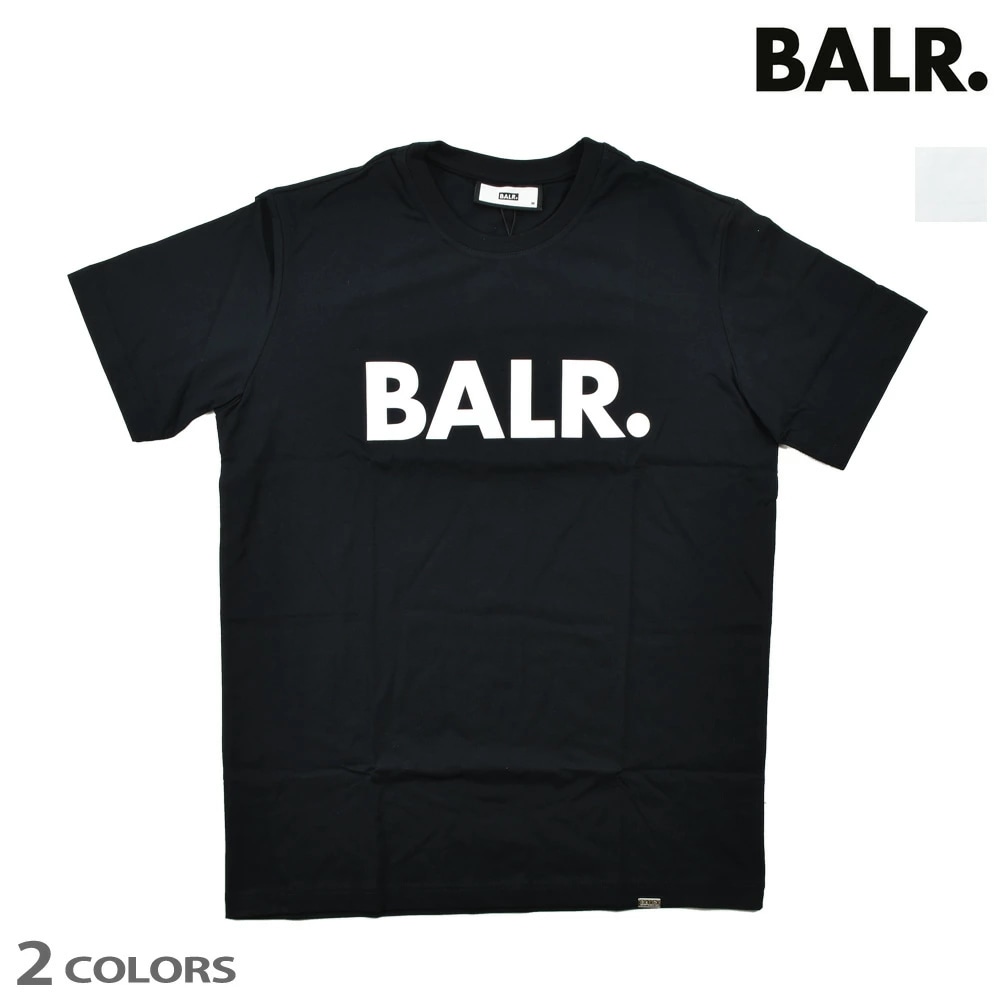 ボーラー Tシャツ メンズ カットソー ロゴプリント ロゴT 半袖 ブラック 黒 ホワイト 白 BALR. BRAND STRAIGHT T-SHIRT【b11121048】 8,208円