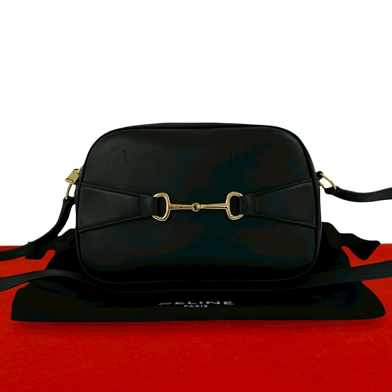 クレシー スモール カメラバッグショルダーバッグ レザー ブラック 32266