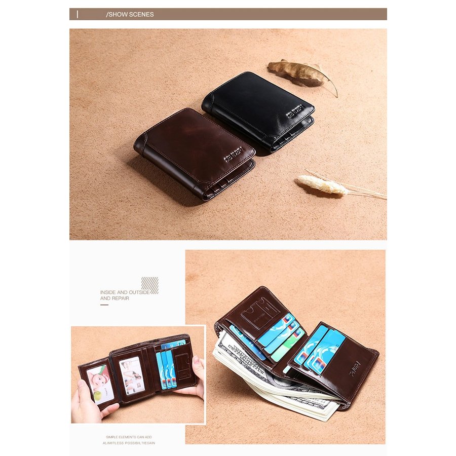 財布 メンズ 本革 短財布 紙幣入れ クラッチバッグ カード入れ 軽量 ショートウォレット マルチカードケース SDカード SIMカード ギフト