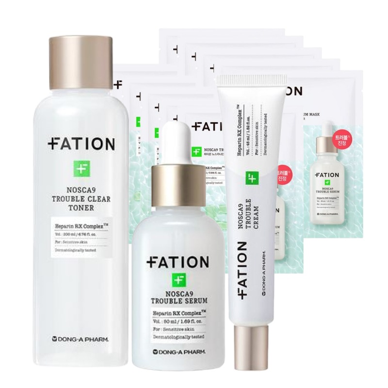 ノースカナイン トラブルケア 人気 4点 セット(マスクパック10枚+トナー200ml+セラム65ml+クリーム45ml)