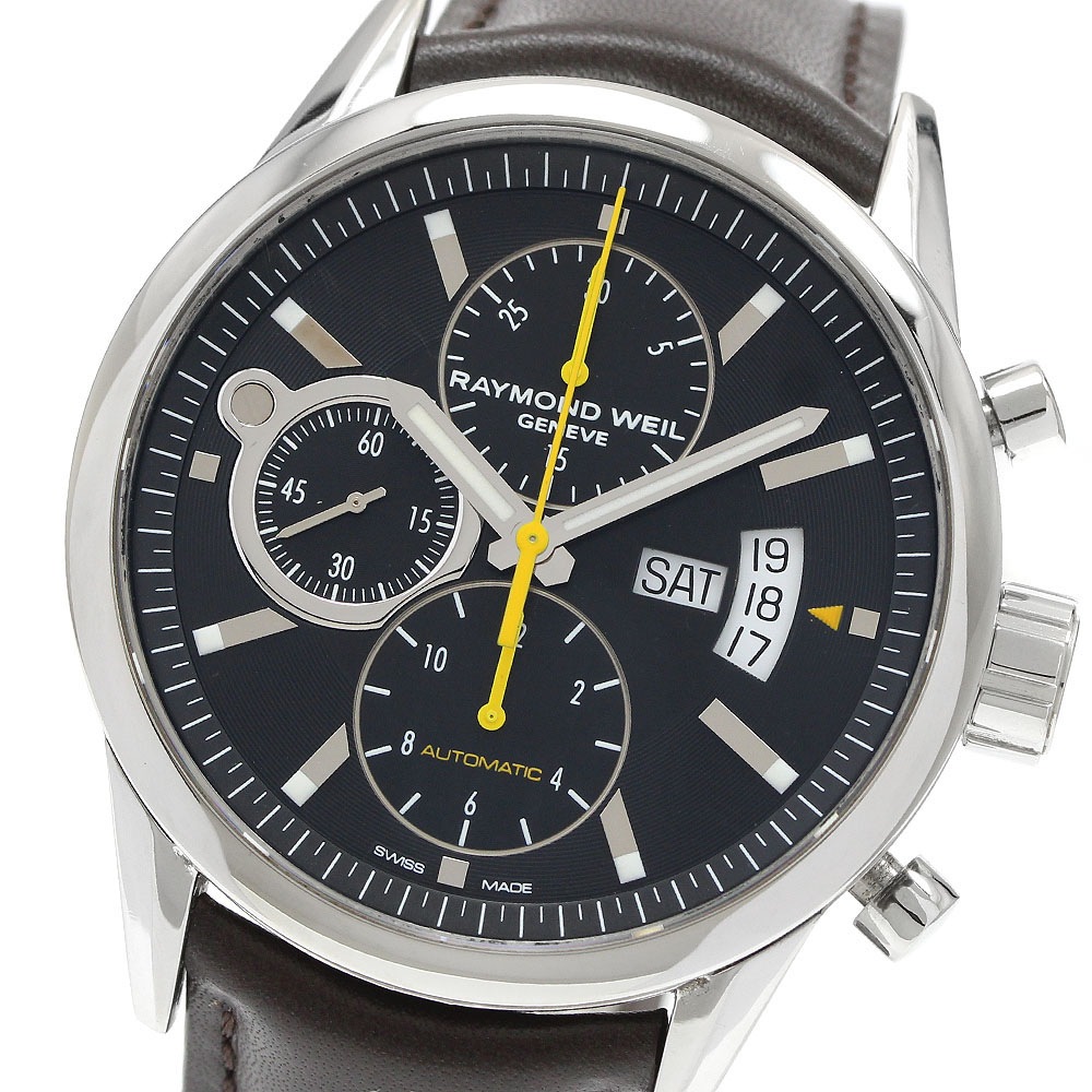 レイモンドウィル RAYMOND WEIL 7730-STC-20101 フリーランサー クロノグラフ 自動巻き メンズ _944595【中古】