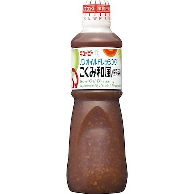 他サイト： キユーピー ノンオイルドレッシング こくみ和風 (野菜) 1L (業務用)の商品画像