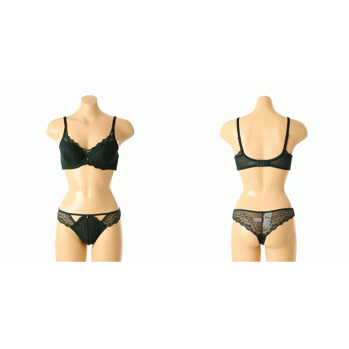 女性Eカップ冬ブラTパンツセット SBRD575ESG