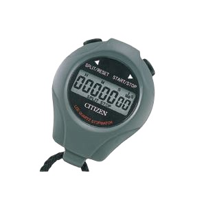 （まとめ） シチズン ストップウォッチ 8RDA04-008 グレー 1個入 (×2セット)