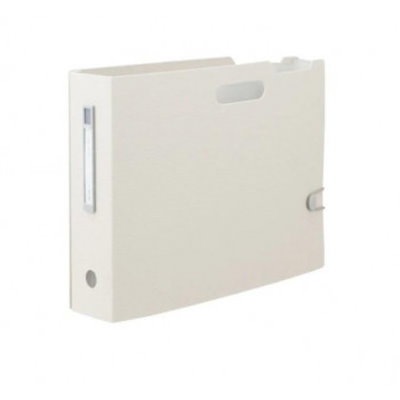 他サイト： リヒトラブ　[ボックスファイル]noie-style ドキュメントボックス(A4ヨコ)　F-7691-0 ホワイトの商品画像