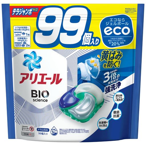 ジェルボール4D 洗濯洗剤 詰め替え 99個[大容量]