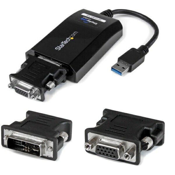 StarTech.com [USB32DVIPRO] USB 3.0-DVI/ VGA変換アダプタ 12,106円