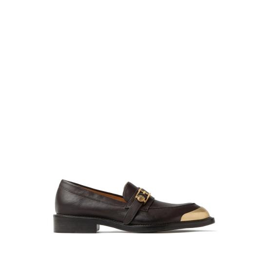 VERSACE Women Laced up Shoes 1A17705 1023843 1NB3J BROWN