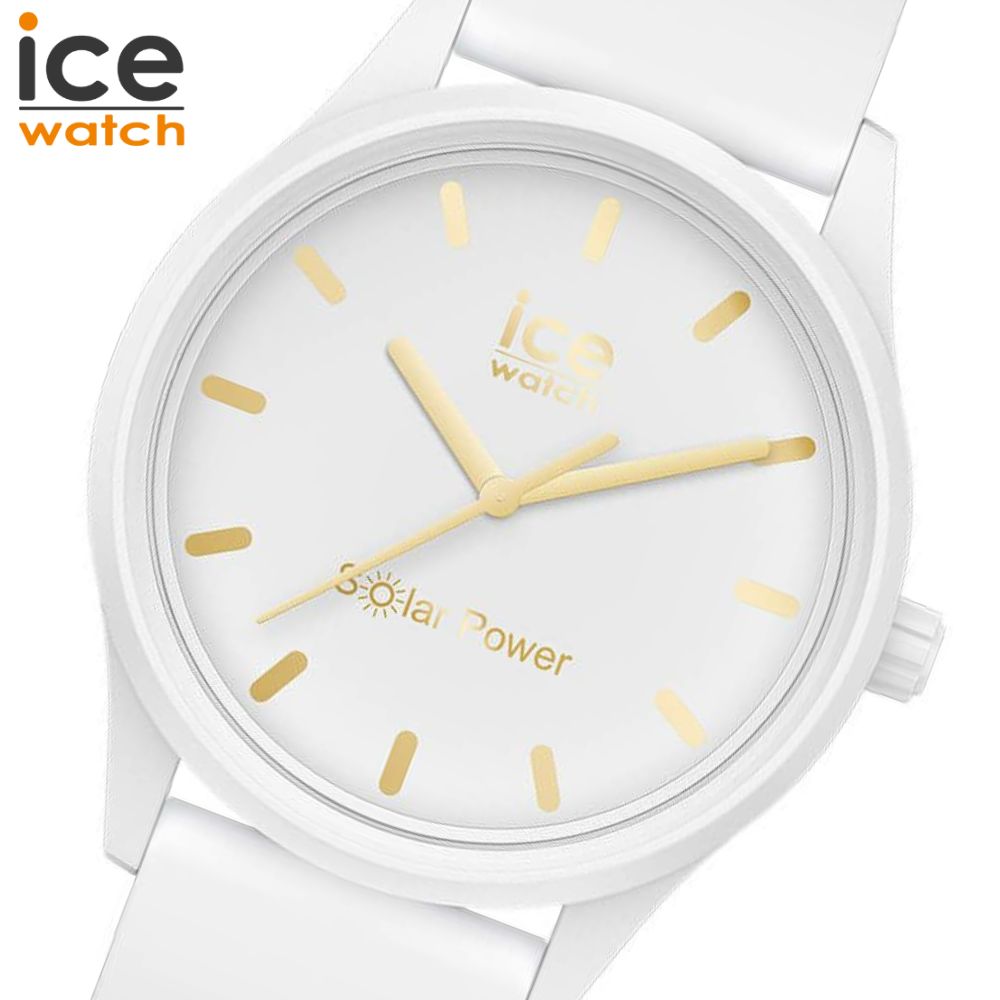 腕時計 018474 レディース 正規品 ウォッチ ホワイト ゴールド スモール ソーラー