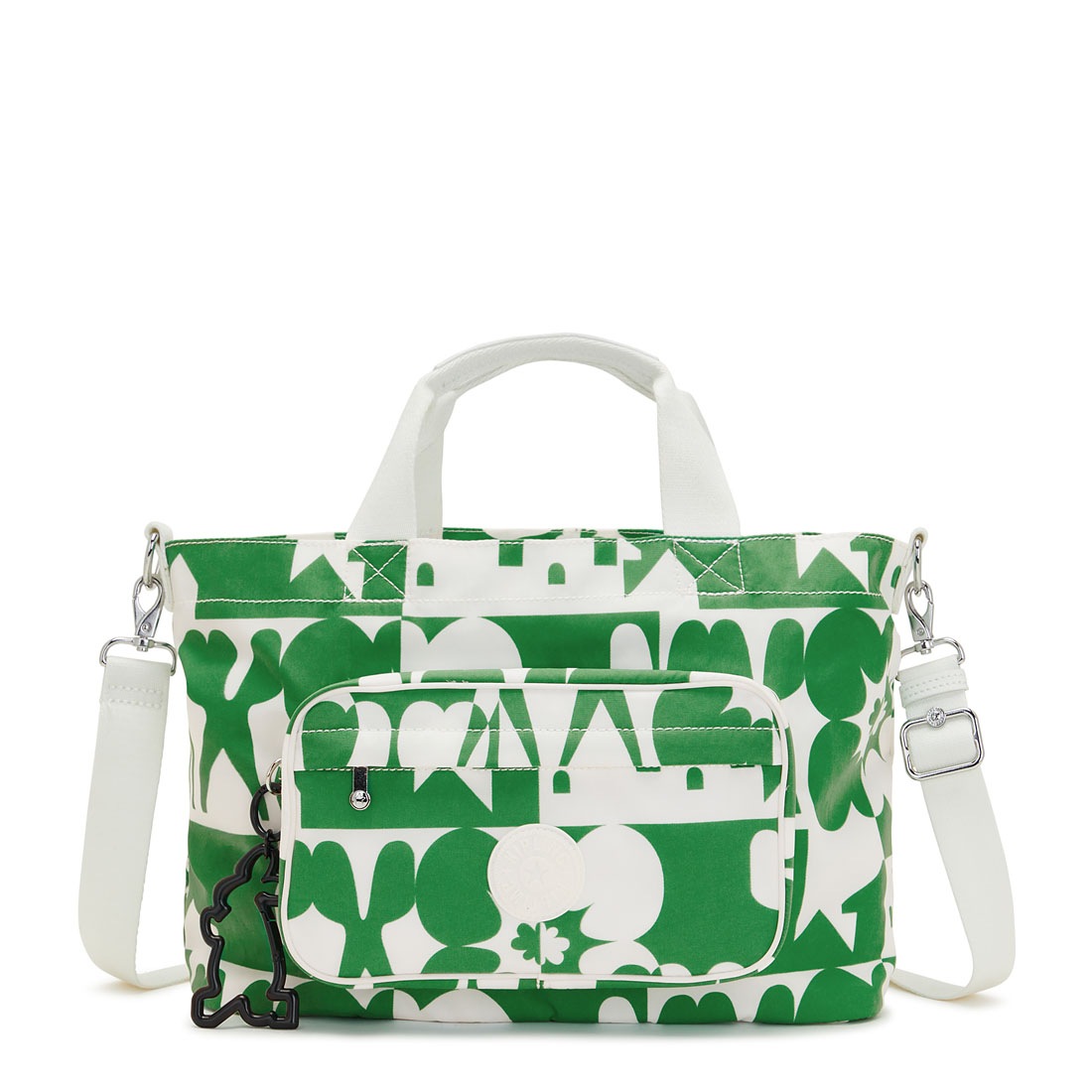 公式 MINJU KIM x kipling ジフン(ミンジュマルチプリント) KI3745P98 トートバッグ