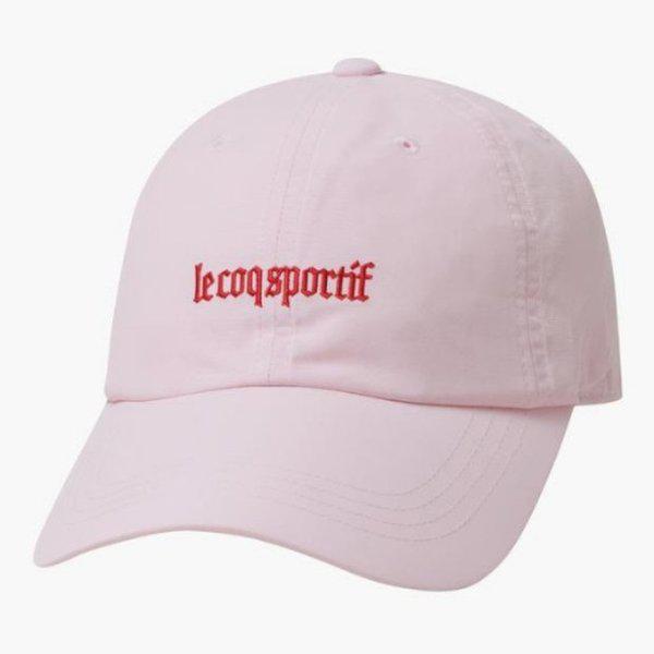 帽子 UQC QQ123ACP32-LPK ナイロンレタリングボールキャップ / ライトピンク