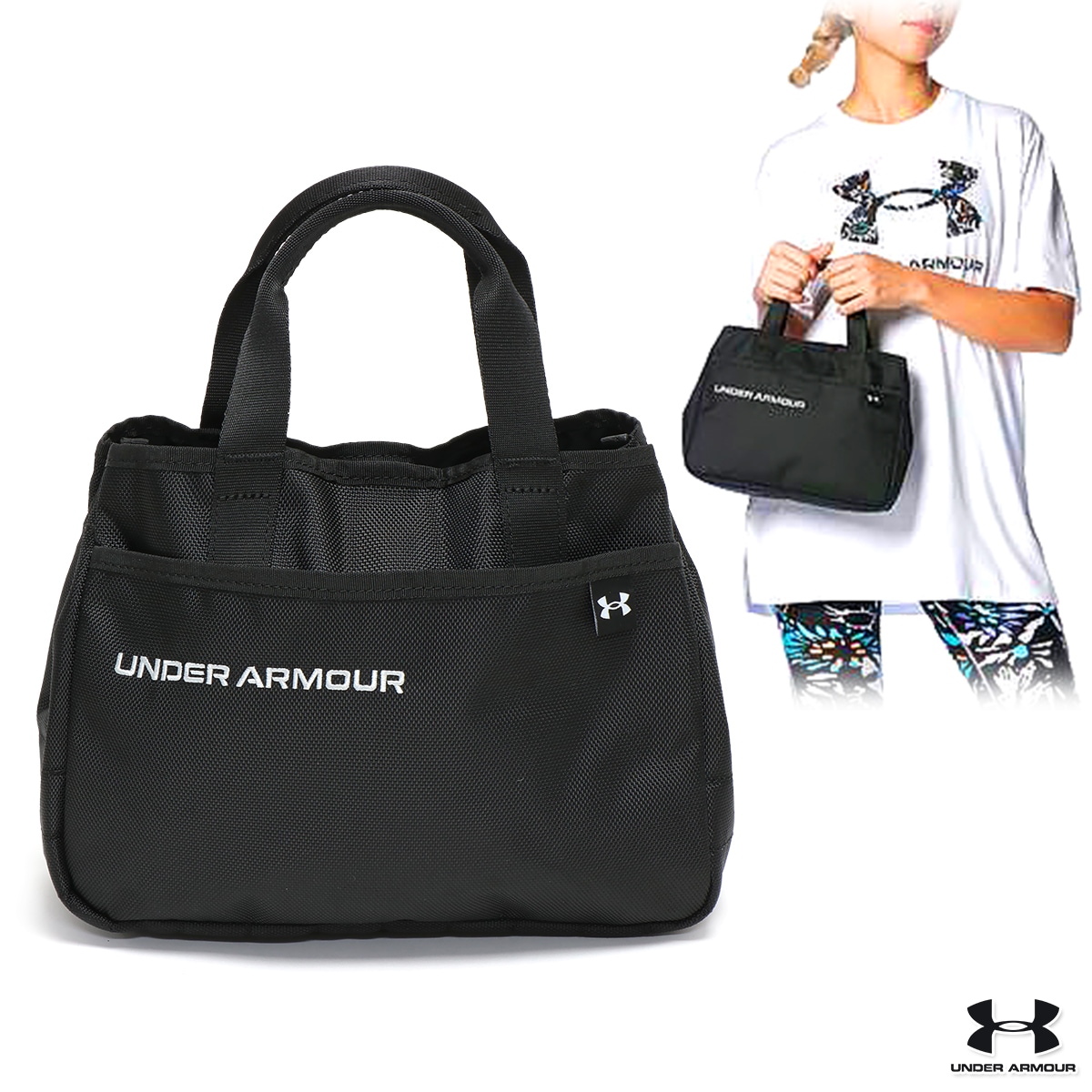 カートバッグ メンズ/レディース トートバッグ ブラック/容量：約4.1L 1378286