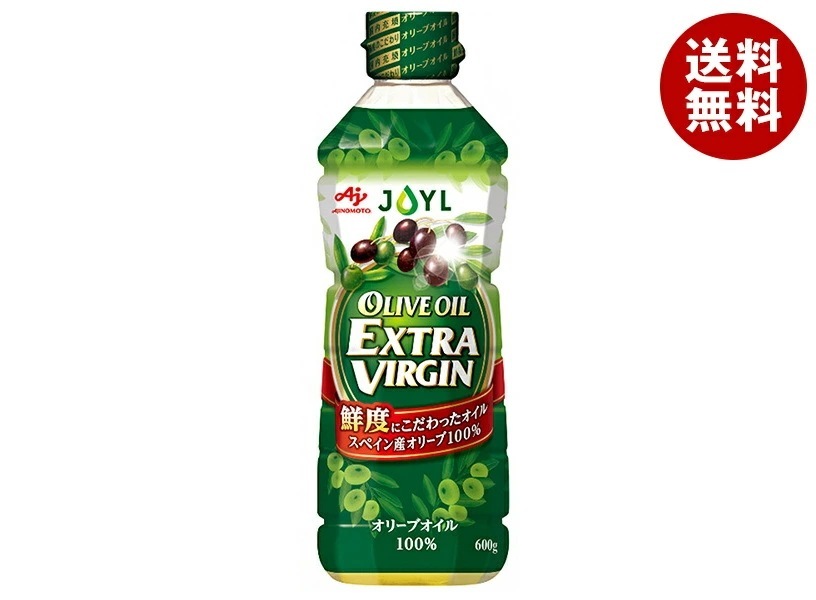 J-オイルミルズ AJINOMOTO オリーブオイルエクストラバージン 600g＊10本入