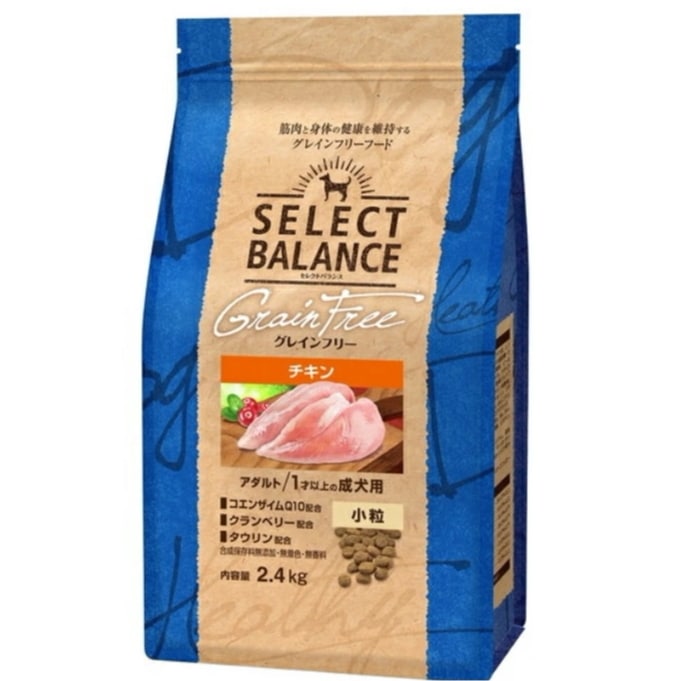 グレインフリー アダルト チキン 小粒 １才以上 成犬用 2.4ｋｇ 正規品 ドッグフード ドライフード 犬のごはん