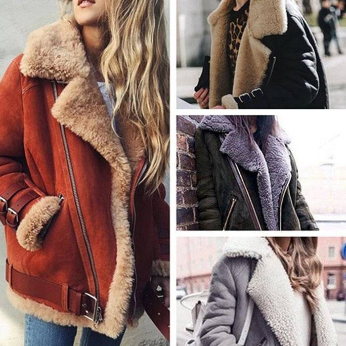 レディース アウター ファー ジャケット 人気 通販 ボア ふわふわ もこもこ 裏地付き 裏起毛 あったか 暖かい 厚手 厚い メンズライク 大きい サイズ 3XL 4XL 5XL ベルト ポケッ